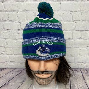 Vancouver Canucks Beanie Men Fits S-M Knit Winter Cap Toque New Era NHL Hockey